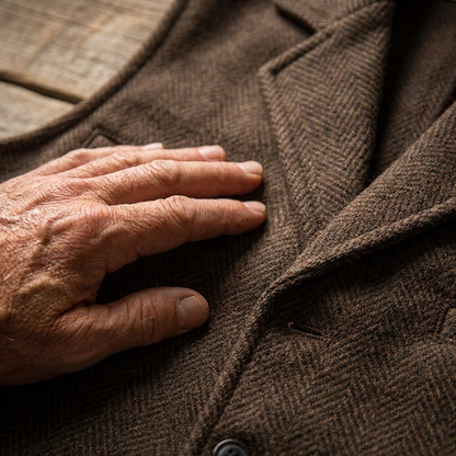 Lässige Herrenweste, schmale Passform und super dehnbar