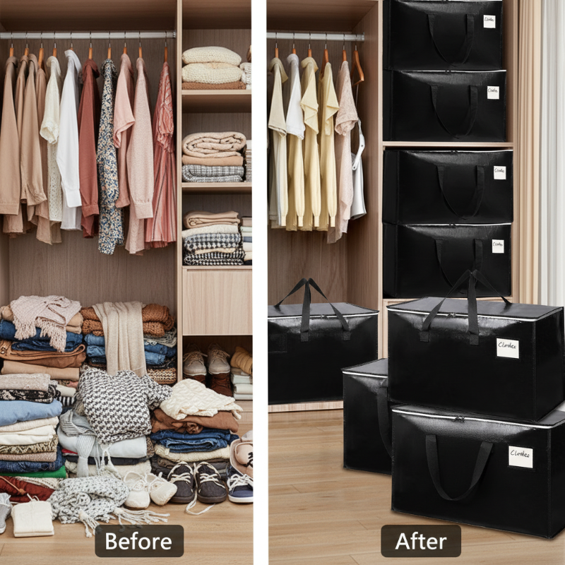 📦 50% RABATT! 🧳 Robuste Umzugstasche mit Großem Fassungsvermögen & Reißverschluss – Stabil, Tragegriffe & Ideal für Umzug & Reisen ✈️