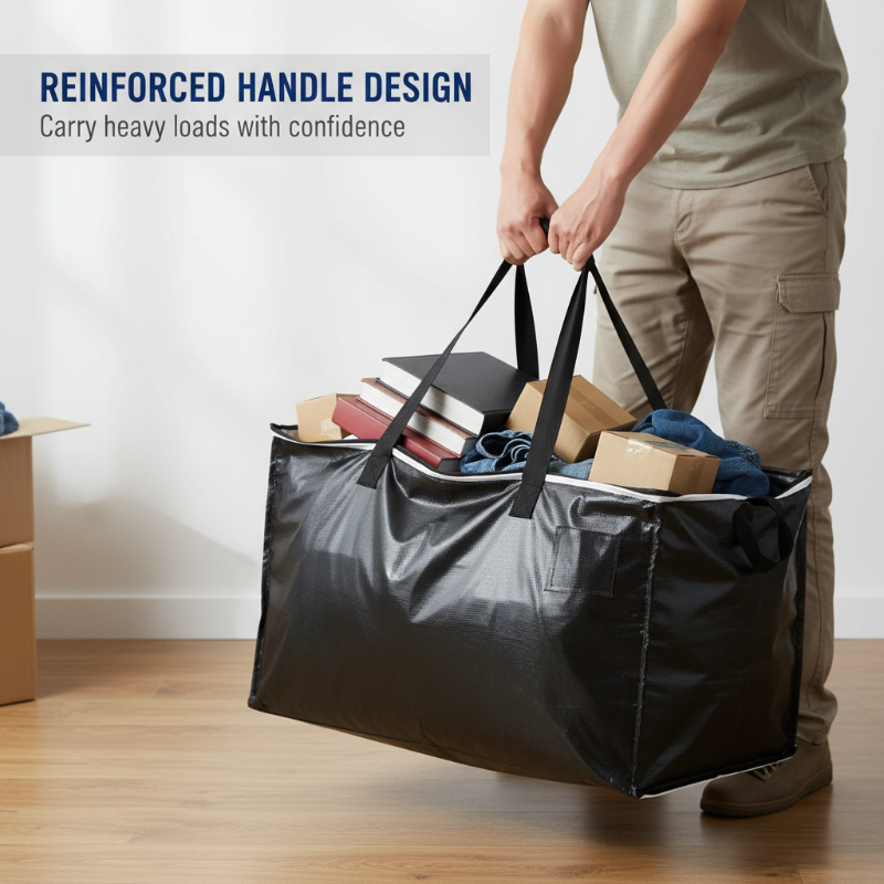 📦 50% RABATT! 🧳 Robuste Umzugstasche mit Großem Fassungsvermögen & Reißverschluss – Stabil, Tragegriffe & Ideal für Umzug & Reisen ✈️