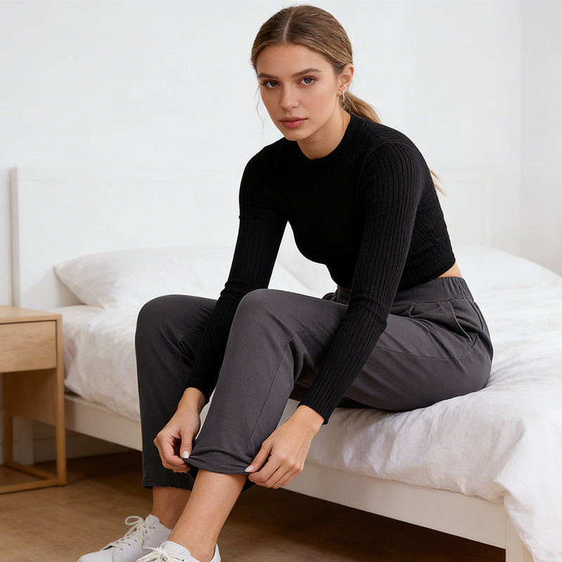 ⏰50% RABATT!✨ Damen-Karottenhose mit Taschen, große Größen verfügbar