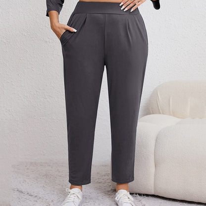 ⏰50% RABATT!✨ Damen-Karottenhose mit Taschen, große Größen verfügbar
