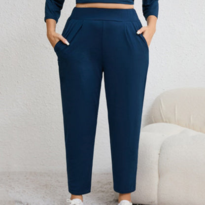 ⏰50% RABATT!✨ Damen-Karottenhose mit Taschen, große Größen verfügbar