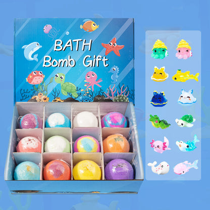 🎁🧸 12-teiliges Badebomben-Geschenkset für Kinder – 🛁✨ verwandelt jede Badewanne in ein farbenfrohes Spaßbad! 50% Rabatt – perfekt für kleine Entdecker