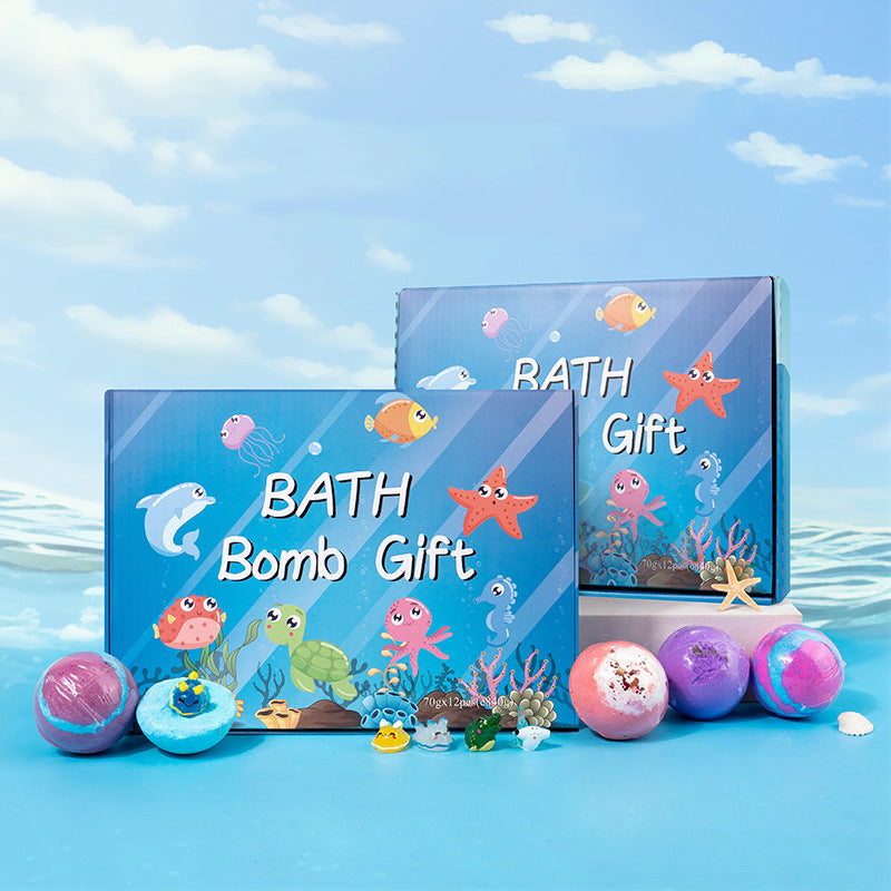 🎁🧸 12-teiliges Badebomben-Geschenkset für Kinder – 🛁✨ verwandelt jede Badewanne in ein farbenfrohes Spaßbad! 50% Rabatt – perfekt für kleine Entdecker