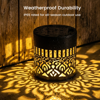 🏖️ Sommer-Sale 60% Rabatt 🏝️🌞 Solar Mandala Light – Stunning Pattern Projection, 2-in-1 Floor & Wall Design & IP65 Waterproof Auto On/Off 🌿