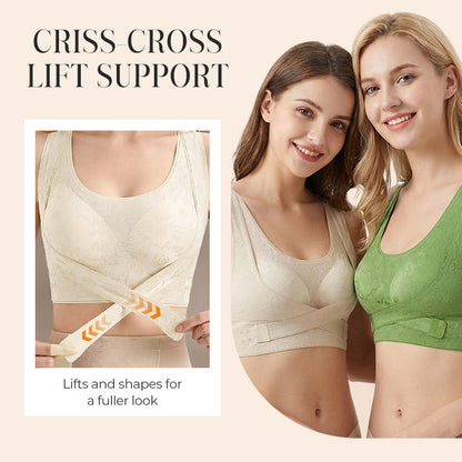 📢📢50% RABATT !!⏰ Ganzjähriger Komfort trifft perfekte Form! Cross-Back Lift & Form-BH 👚⚡️