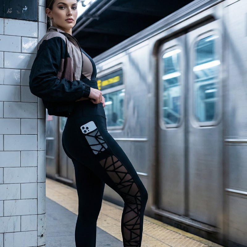 50% RABATT! 🧘 Damen-Mesh-High-Waist-Yogahose mit Taschen – Atmungsaktive Mesh-Panels, Bleibt Kühl & Perfekt für Intensive Workouts 🌸