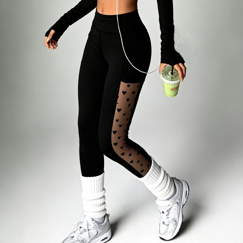 50% RABATT! 🧘 Damen-Mesh-High-Waist-Yogahose mit Taschen – Atmungsaktive Mesh-Panels, Bleibt Kühl & Perfekt für Intensive Workouts 🌸