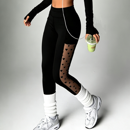 50% RABATT! 🧘 Damen-Mesh-High-Waist-Yogahose mit Taschen – Atmungsaktive Mesh-Panels, Bleibt Kühl & Perfekt für Intensive Workouts 🌸