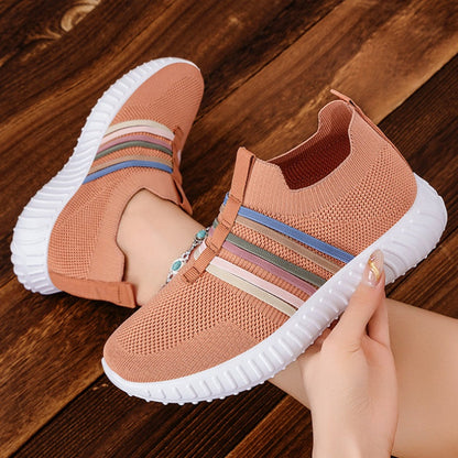 👟 🏃 Atmungsaktive Damen-Sneaker aus Mesh zum Hineinschlüpfen – Leicht, Bequem & Perfekt Für Den Alltag 🌸