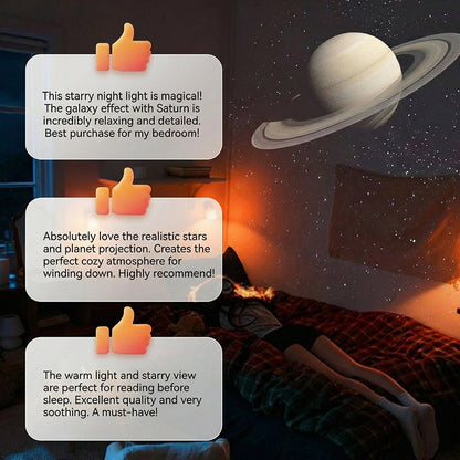 🌃 50% RABATT! 🔥 2-in-1 Sternenhimmel-Projektor & Nachtlicht – beruhigende Galaxie-Projektion – perfekt für Kinderzimmer, Schlafzimmer & Entspannung