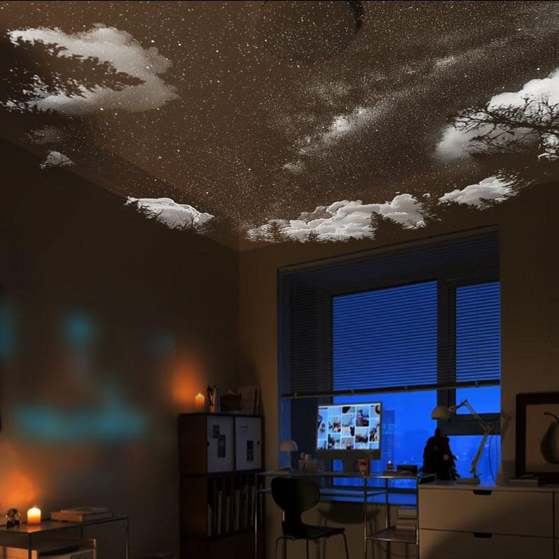 🌃 50% RABATT! 🔥 2-in-1 Sternenhimmel-Projektor & Nachtlicht – beruhigende Galaxie-Projektion – perfekt für Kinderzimmer, Schlafzimmer & Entspannung