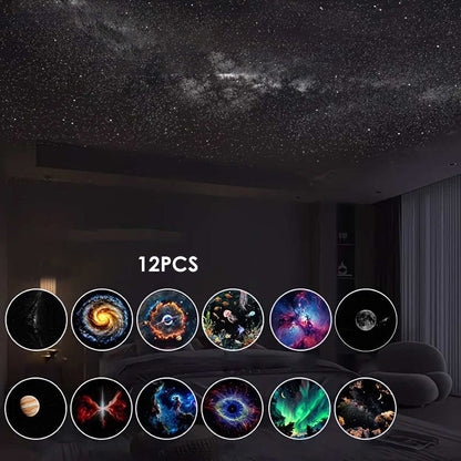 🌃 50% RABATT! 🔥 2-in-1 Sternenhimmel-Projektor & Nachtlicht – beruhigende Galaxie-Projektion – perfekt für Kinderzimmer, Schlafzimmer & Entspannung