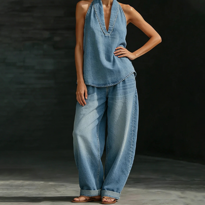 💎🔥 50% RABATT ✨ Damen Jeans-Set 2026 👖 Retro Stonewashed Look – hochwertig, lässig & stilvoll modern