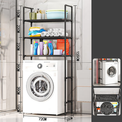 📢📢50 % Rabatt!!🏠✨ Praktisches Aufbewahrungsregal für Bad und Waschküche | Kein Bohren erforderlich 🛠️