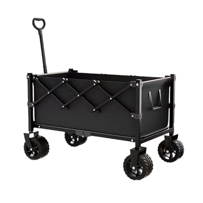 📢🔥50 % RABATT + Versandfrei ⏳🛒Zusammenklappbarer Bollerwagen｜Stahlrahmen ∙ 80 kg Traglast