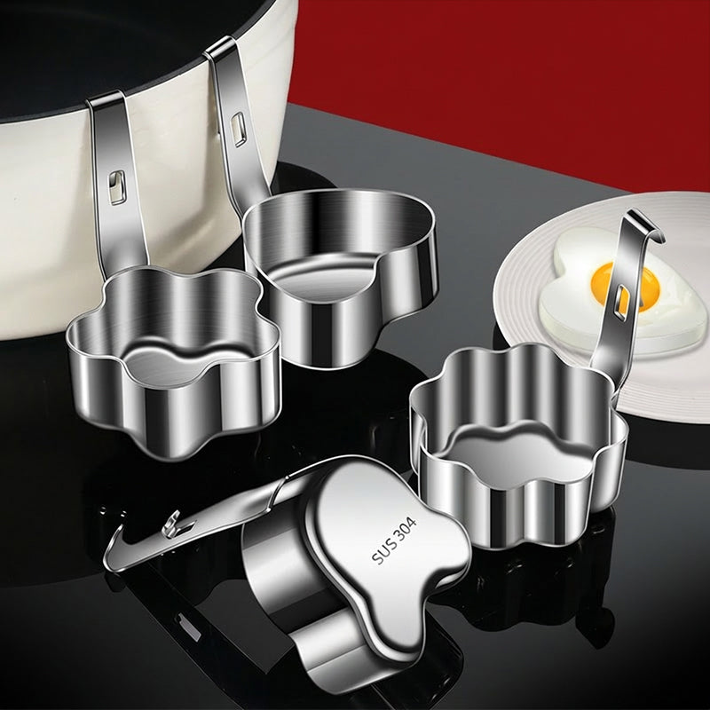 🍳 Zeitlich begrenztes Angebot! Eierringform aus Edelstahl – perfekte Eierform für Frühstück, Brunch & Party – aus hochwertigem Edelstahl, langlebig & rostfrei – einfache Handhabung & schnelle Reinigung – ideal für runde Spiegeleier, Pfannkuchen & mehr