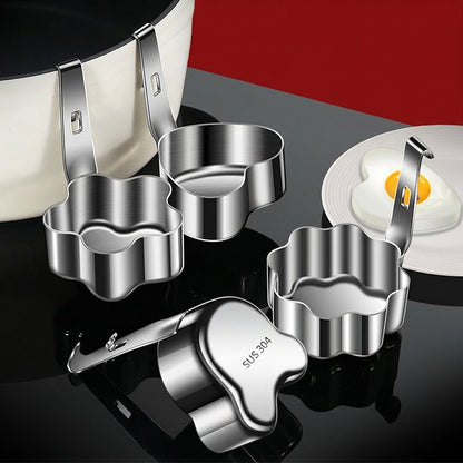🍳 Zeitlich begrenztes Angebot! Eierringform aus Edelstahl – perfekte Eierform für Frühstück, Brunch & Party – aus hochwertigem Edelstahl, langlebig & rostfrei – einfache Handhabung & schnelle Reinigung – ideal für runde Spiegeleier, Pfannkuchen & mehr