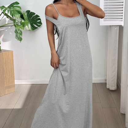 👗 Zweiteiliges Tank-Maxikleid mit seitlichen Cut-outs – modern, luftig & vielseitig – perfekt für warme Tage, Strand & Partys