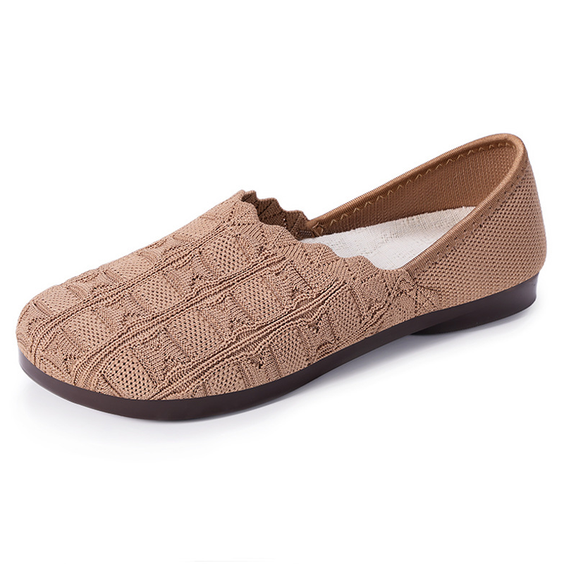 👟 50% RABATT! ✨ Atmungsaktive Strick-Freizeitschuhe für Damen – Kühler Tragekomfort, Flexible PVC-Sohle & Ideal Für Lange Spaziergänge 🚶‍♀️