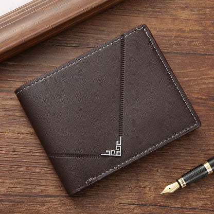 Klassische, schlanke und handliche Herrenbrieftasche