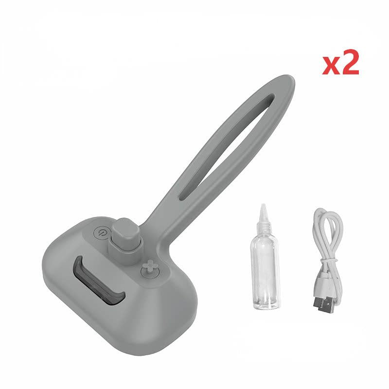 Self-Cleaning Mist Pet Brush with UV Light