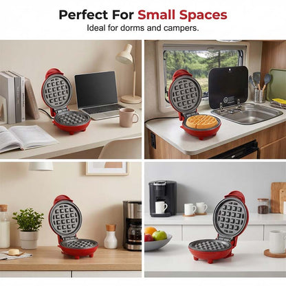 🔥 NUR KURZE ZEIT 50% RABATT! Mini elektrischer Waffeleisen für leckere Frühstückswaffeln