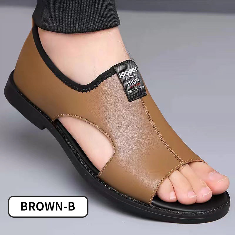 🌊Herren Komfort-Sandalen mit Offenem Zehenbereich ☀️ Atmungsaktiv, Bequem & Rutschfest