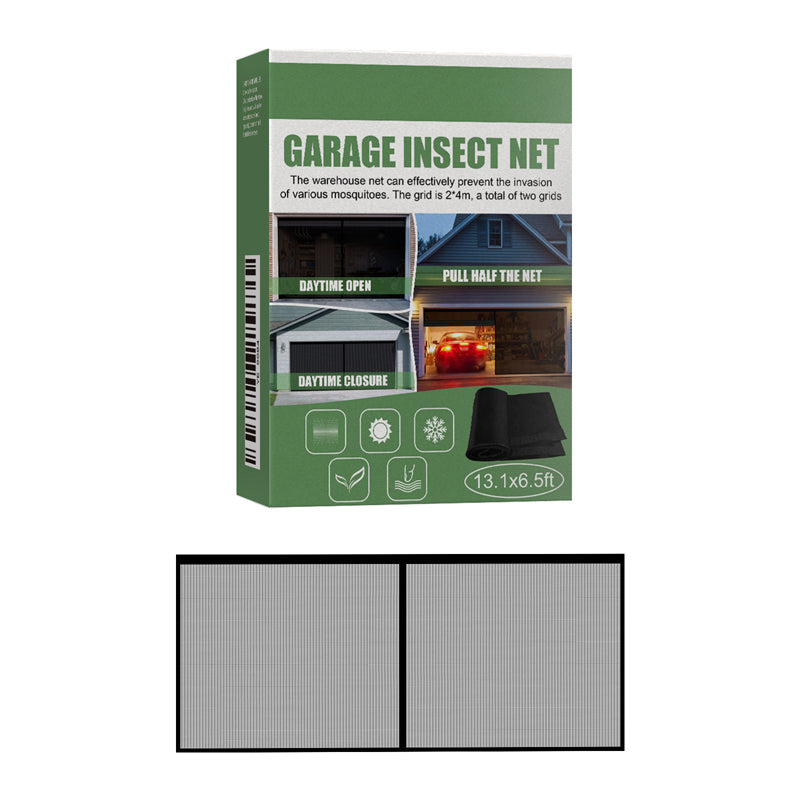 🦟2er-Set Praktisches Garagentor-Insektenschutzgitter mit guter Luftzirkulation