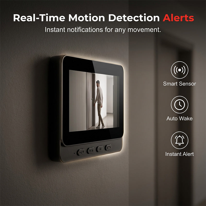 🚪📺 68% RABATT! Intelligente Video-Türklingel mit 4,3-Zoll-Display – WLAN, Nachtsicht & Zwei-Wege-Audio für maximale Sicherheit ✨