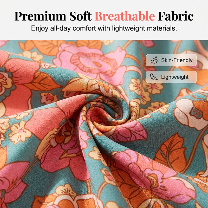 🌺 Zeitlich begrenztes Angebot – Lässiges Damenkleid mit V-Ausschnitt und Blumenmuster! Hol dir den Sommer-Look, der dich jeden Tag strahlen lässt. 🌸✨