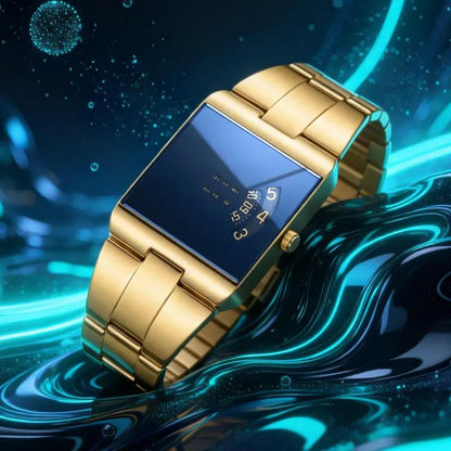 ⌚ 50% RABATT! 💼 Herren-Quarzarmbanduhr im quadratischen Design – Edelstahlband, wasserdicht & modern – Ideal für Alltag & Business ✨
