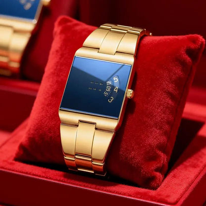 ⌚ 50% RABATT! 💼 Herren-Quarzarmbanduhr im quadratischen Design – Edelstahlband, wasserdicht & modern – Ideal für Alltag & Business ✨
