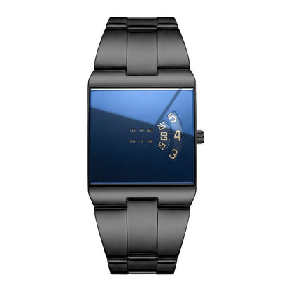 ⌚ 50% RABATT! 💼 Herren-Quarzarmbanduhr im quadratischen Design – Edelstahlband, wasserdicht & modern – Ideal für Alltag & Business ✨