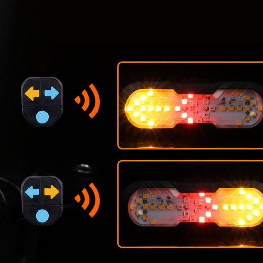 ⏰🚴‍♂️ NUR FÜR KURZE ZEIT: -50% 🔥 Intelligentes Fahrrad-Sicherheitslicht mit kabelloser Fernbedienung – dein Must-have für sicheres Fahren ✨