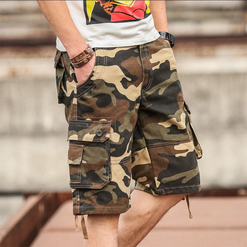 🩳 LIMITED-TIME 50% RABATT! ✨ Cargo-Shorts – Multi-Taschen, Camouflage, Robuste, Loose Fit 🔧
