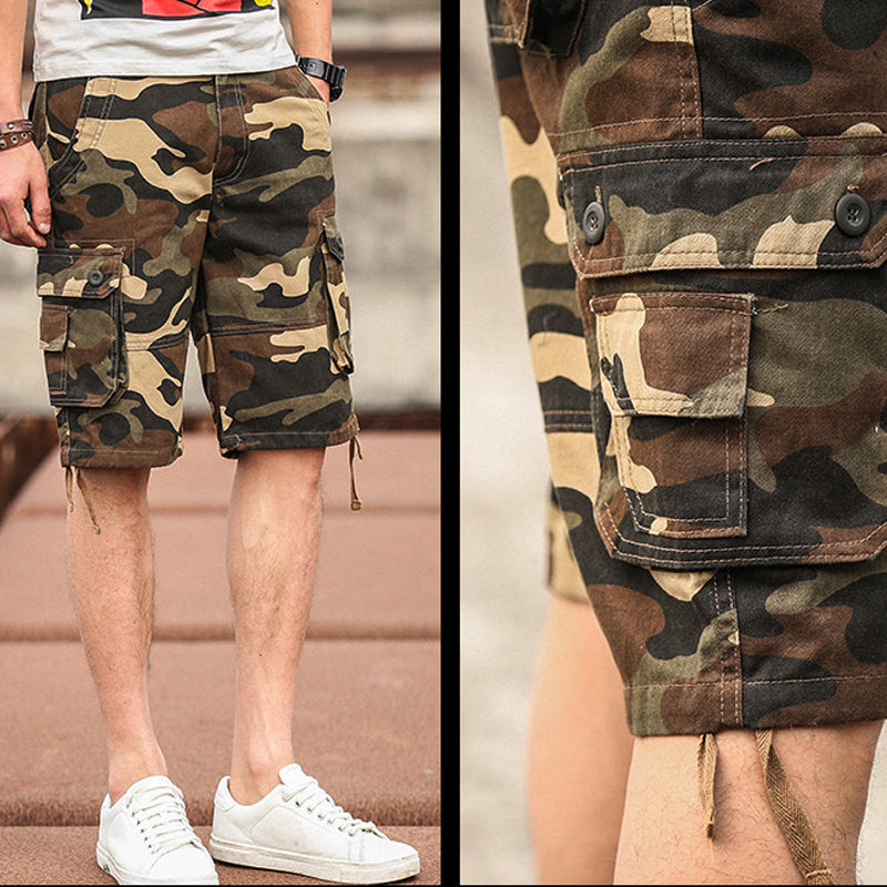 🩳 LIMITED-TIME 50% RABATT! ✨ Cargo-Shorts – Multi-Taschen, Camouflage, Robuste, Loose Fit 🔧