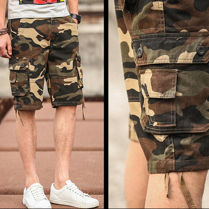 🩳 LIMITED-TIME 50% RABATT! ✨ Cargo-Shorts – Multi-Taschen, Camouflage, Robuste, Loose Fit 🔧