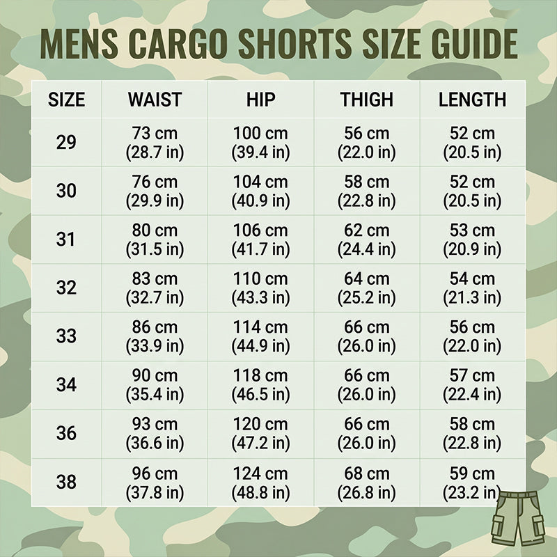 🩳 LIMITED-TIME 50% RABATT! ✨ Cargo-Shorts – Multi-Taschen, Camouflage, Robuste, Loose Fit 🔧