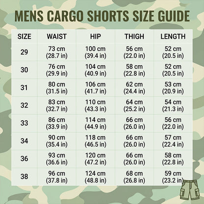 🩳 LIMITED-TIME 50% RABATT! ✨ Cargo-Shorts – Multi-Taschen, Camouflage, Robuste, Loose Fit 🔧