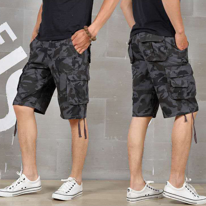 🩳 LIMITED-TIME 50% RABATT! ✨ Cargo-Shorts – Multi-Taschen, Camouflage, Robuste, Loose Fit 🔧