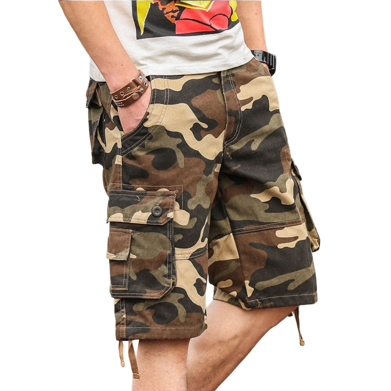 🩳 LIMITED-TIME 50% RABATT! ✨ Cargo-Shorts – Multi-Taschen, Camouflage, Robuste, Loose Fit 🔧