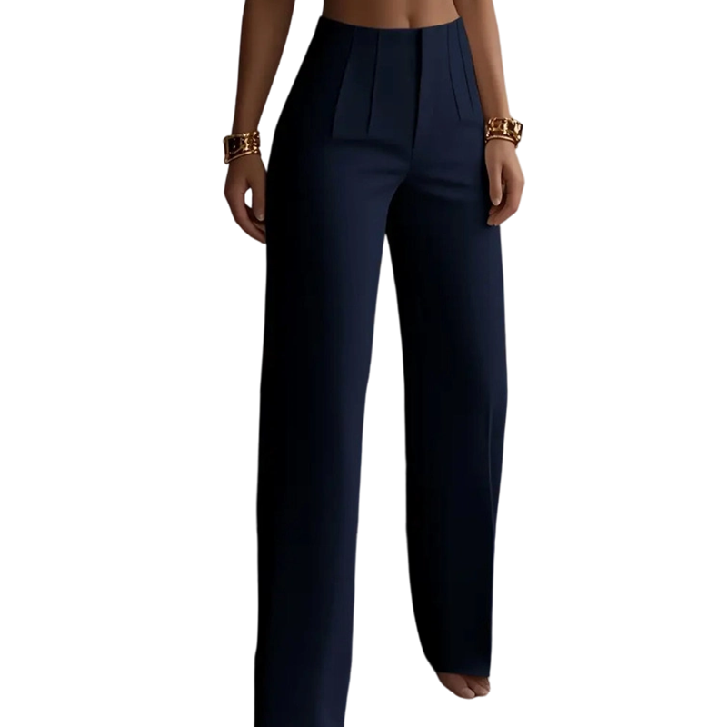 ⏳ Nur kurze Zeit 50% reduziert! 💫 Plissierte Weitbein-Hose, modisch & bequem für Damen