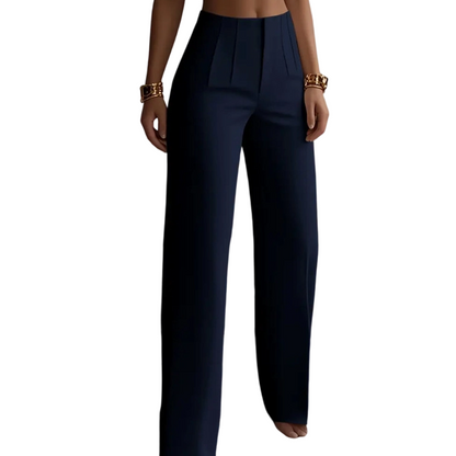 ⏳ Nur kurze Zeit 50% reduziert! 💫 Plissierte Weitbein-Hose, modisch & bequem für Damen