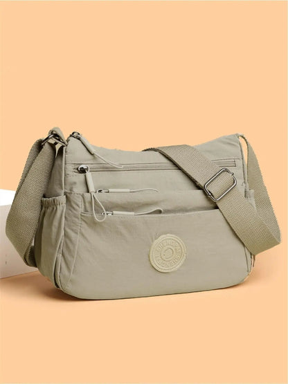 👛 50% RABATT! 💐 Einfarbige Umhängetasche für Damen – Viele Fächer & Reißverschluss – Sicher & praktisch – perfekt für Alltag, Reisen oder Shopping 🔐✨👜