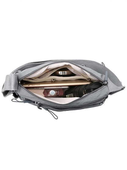 👛 50% RABATT! 💐 Einfarbige Umhängetasche für Damen – Viele Fächer & Reißverschluss – Sicher & praktisch – perfekt für Alltag, Reisen oder Shopping 🔐✨👜