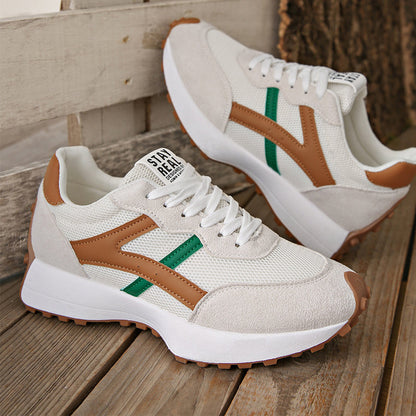 💃Längerer Beinoptik！Vintage-Mesh-Sneaker für Frauen，Plateausohle + atmungsaktiv + komfortabel den ganzen Tag🌟