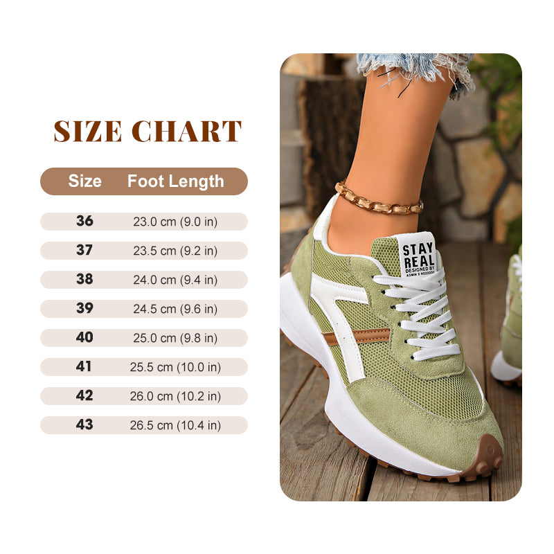 💃Längerer Beinoptik！Vintage-Mesh-Sneaker für Frauen，Plateausohle + atmungsaktiv + komfortabel den ganzen Tag🌟