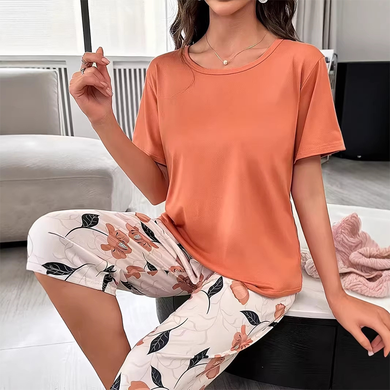 👗💤 Hochelastisches Damen Pyjama-Set – ultraweich & atmungsaktiv für entspannte Nächte