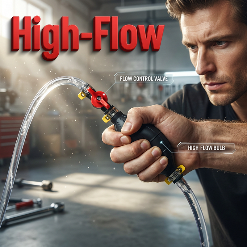 ⚡Blitzschnell & Effizient！Manueller Siphonpumpe mit Hochflussventil，50% Zeitersparnis + Dichtungsfunktion💧